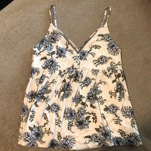 American Eagle Floral Tank